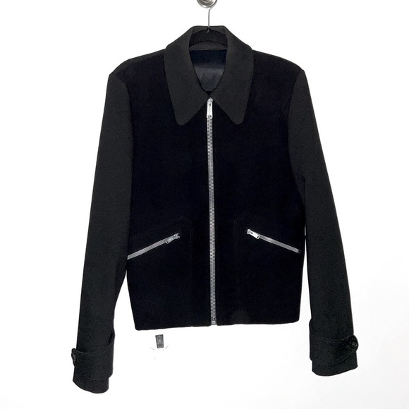 Balenciaga Paris cropped trucker wool jacket 48​​​​​